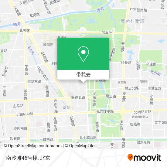 南沙滩46号楼地图
