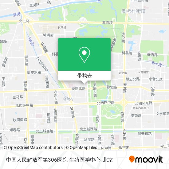 中国人民解放军第306医院-生殖医学中心地图