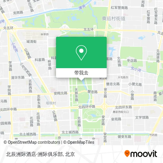 北辰洲际酒店-洲际俱乐部地图
