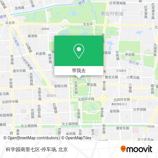 科学园南里七区-停车场地图