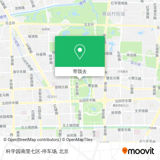 科学园南里七区-停车场地图