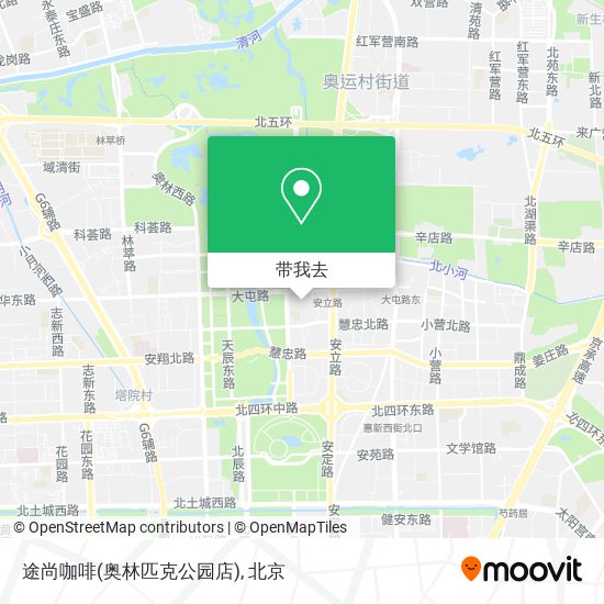 途尚咖啡(奥林匹克公园店)地图