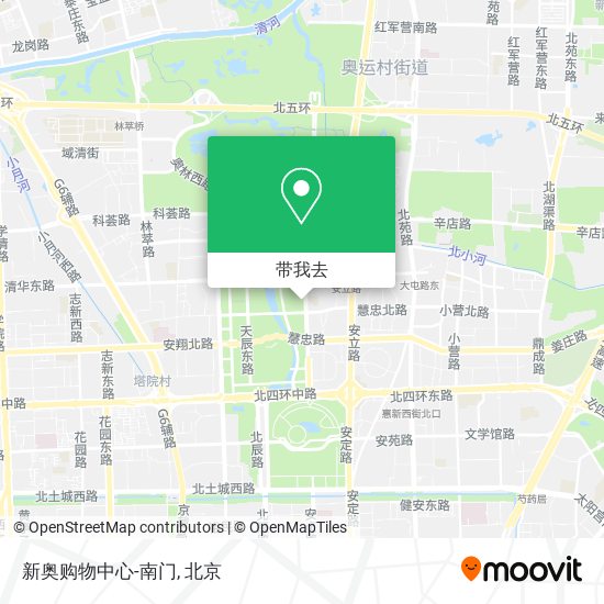 新奥购物中心-南门地图