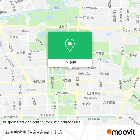 新奥购物中心-东A东南门地图