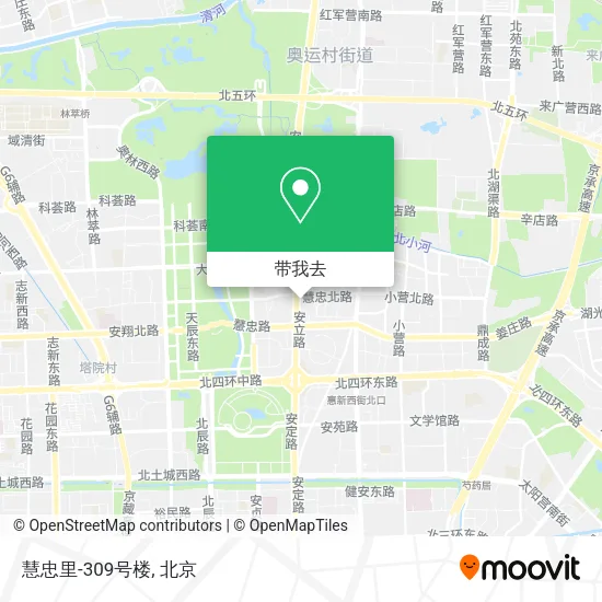 慧忠里-309号楼地图