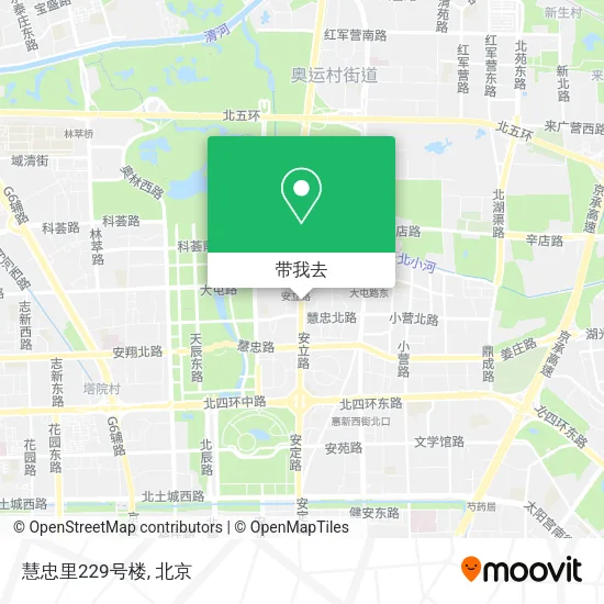 慧忠里229号楼地图