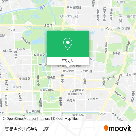 慧忠里公共汽车站地图