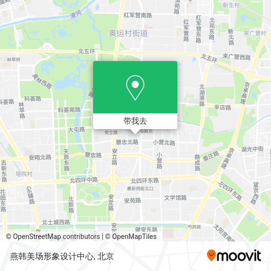 燕韩美场形象设计中心地图