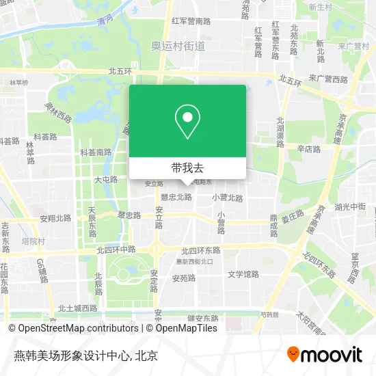 燕韩美场形象设计中心地图