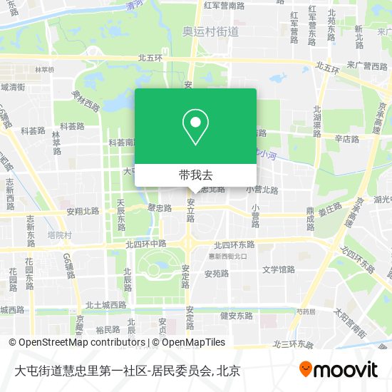大屯街道慧忠里第一社区-居民委员会地图