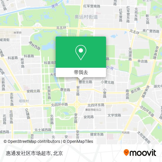 惠通发社区市场超市地图