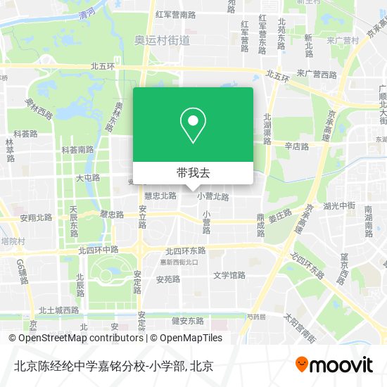 北京陈经纶中学嘉铭分校-小学部地图