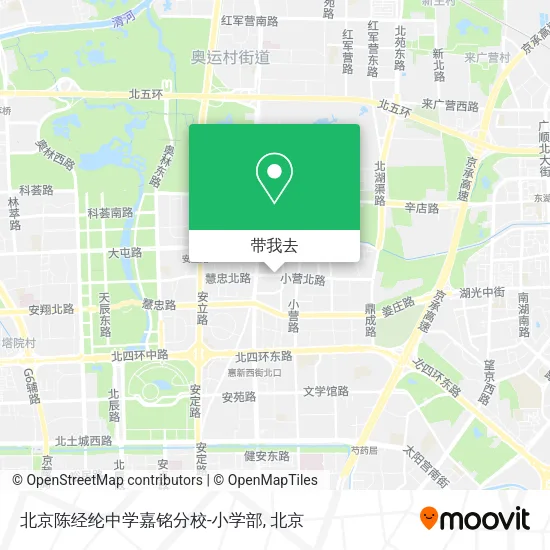 北京陈经纶中学嘉铭分校-小学部地图