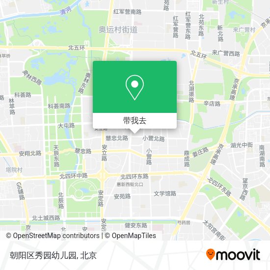 朝阳区秀园幼儿园地图