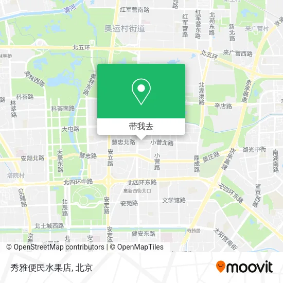 秀雅便民水果店地图