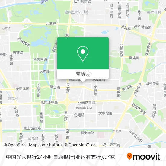 中国光大银行24小时自助银行(亚运村支行)地图