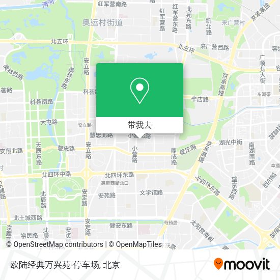 欧陆经典万兴苑-停车场地图