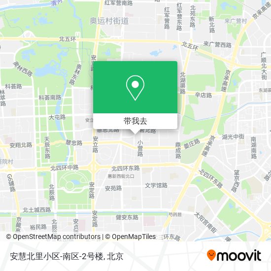 安慧北里小区-南区-2号楼地图