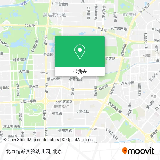 北京精诚实验幼儿园地图