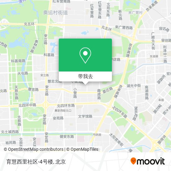 育慧西里社区-4号楼地图