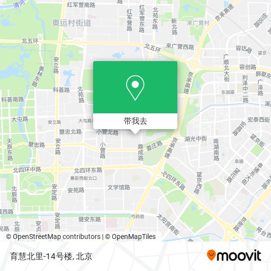 育慧北里-14号楼地图