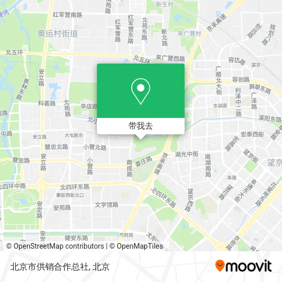 北京市供销合作总社地图