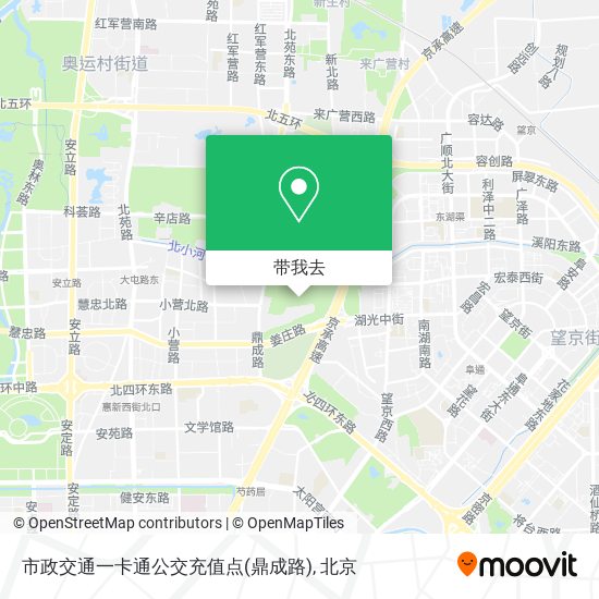 市政交通一卡通公交充值点(鼎成路)地图