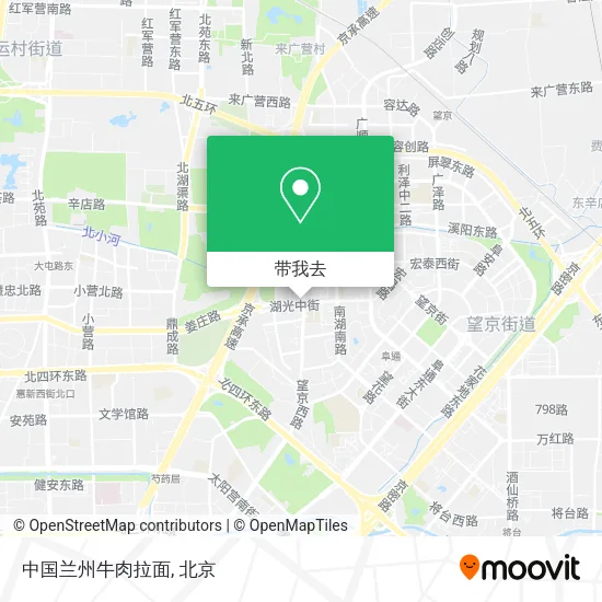 中国兰州牛肉拉面地图