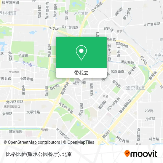 比格比萨(望承公园餐厅)地图
