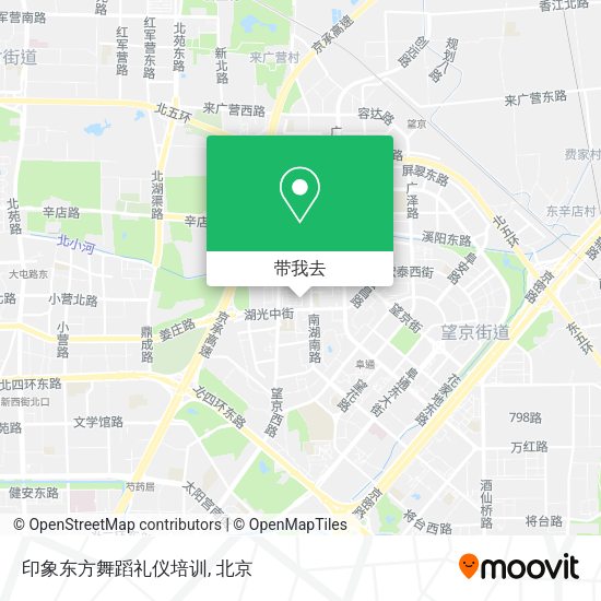 印象东方舞蹈礼仪培训地图