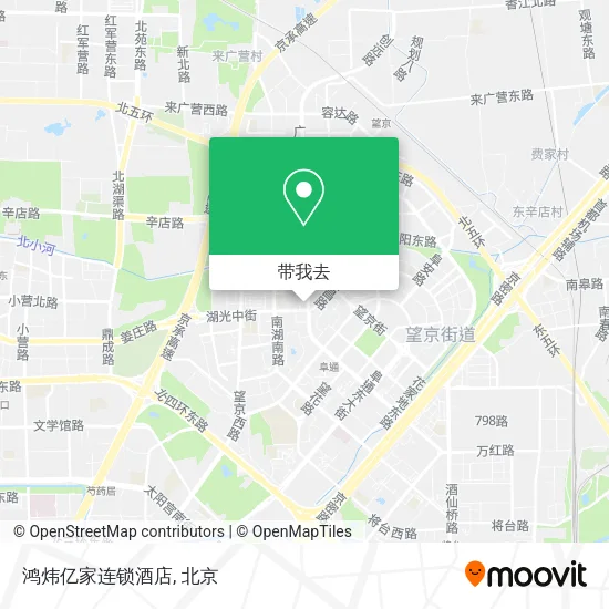 鸿炜亿家连锁酒店地图