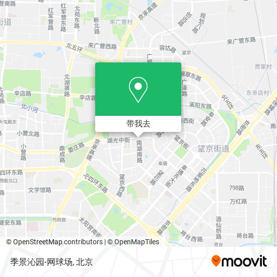 季景沁园-网球场地图
