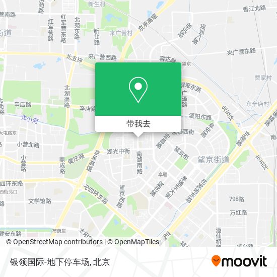 银领国际-地下停车场地图