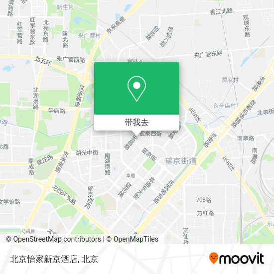 北京怡家新京酒店地图