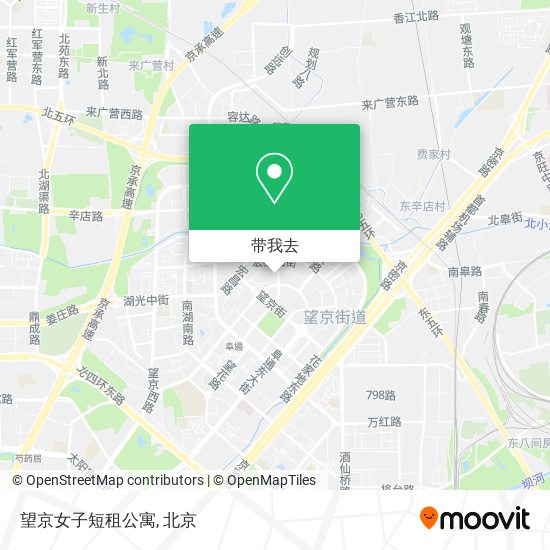 望京女子短租公寓地图