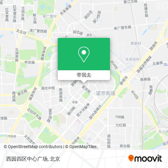 西园四区中心广场地图
