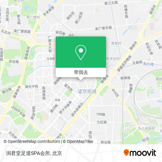 润君堂足道SPA会所地图