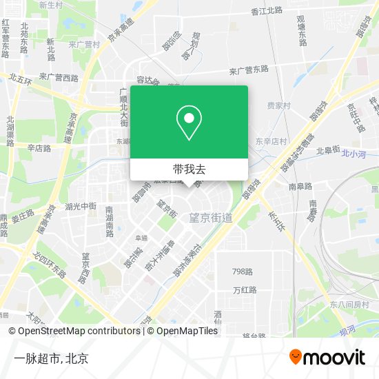 一脉超市地图