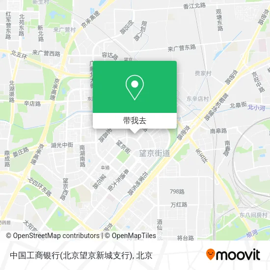 中国工商银行(北京望京新城支行)地图