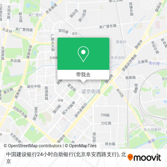 中国建设银行24小时自助银行(北京阜安西路支行)地图