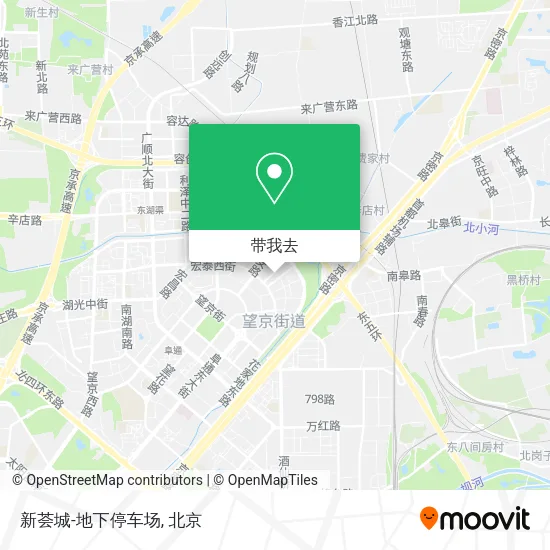 新荟城-地下停车场地图