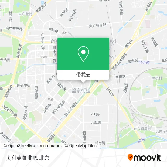 奥利芙咖啡吧地图