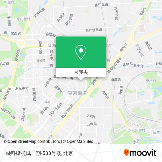 融科橄榄城一期-503号楼地图