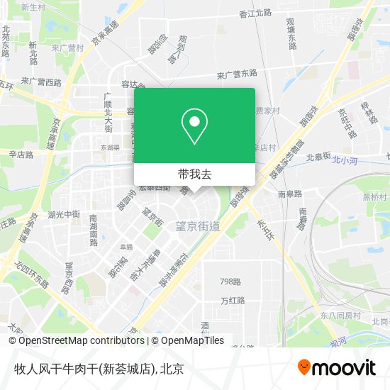 牧人风干牛肉干(新荟城店)地图