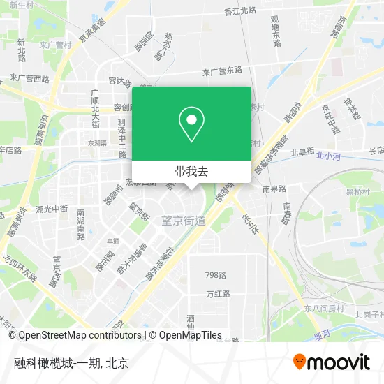 融科橄榄城-一期地图