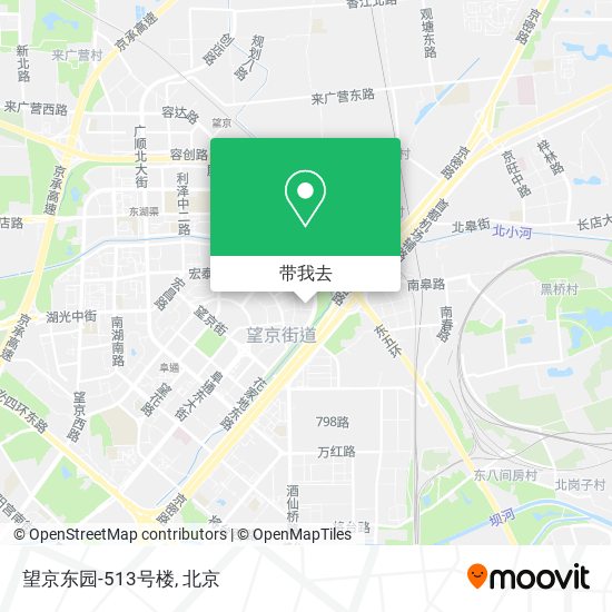 望京东园-513号楼地图