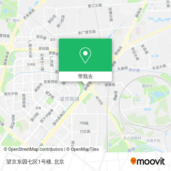 望京东园七区1号楼地图