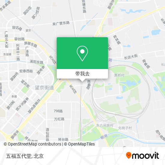 五福五代堂地图