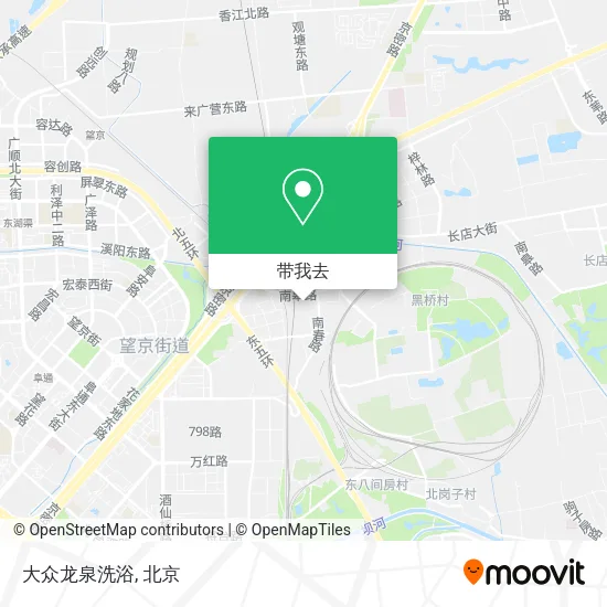 大众龙泉洗浴地图