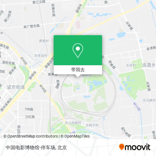 中国电影博物馆-停车场地图